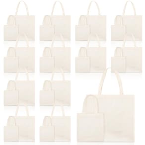 Sacola Amylove Mini Sublimation Blank Canvas, 12 unidades