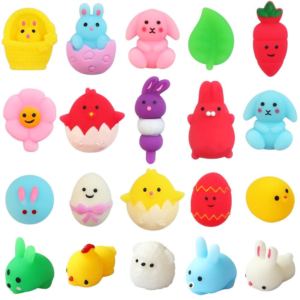 Squishy Toys Aviski Easter Mochi 100 unidades para aliviar o desconforto para crianças
