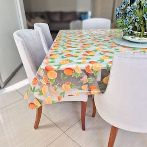 Toalha Mesa 2,00x1,40 PVC Transparente e Impermeável Mod 07