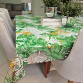 Toalha Protetora para Mesa PVC 2,10x1,40 Transparente Mod 03