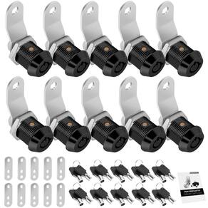 Caixa de ferramentas Lock Cylinnda, pacote com 10 chaves e armazenamento para trailers