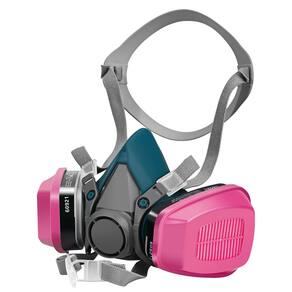Máscara respiratória SLJHL 6200 com 2x 60921 filtros para produtos químicos