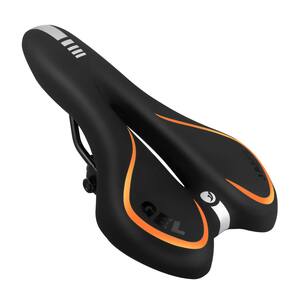 Selim de bicicleta MTB Gel MOOCCI confortável à prova d`água laranja