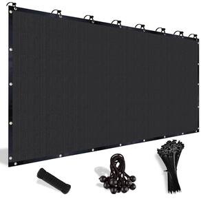 Shade Cloth Shade&Beyond 90% Sun 6` X 8` Pergola preta