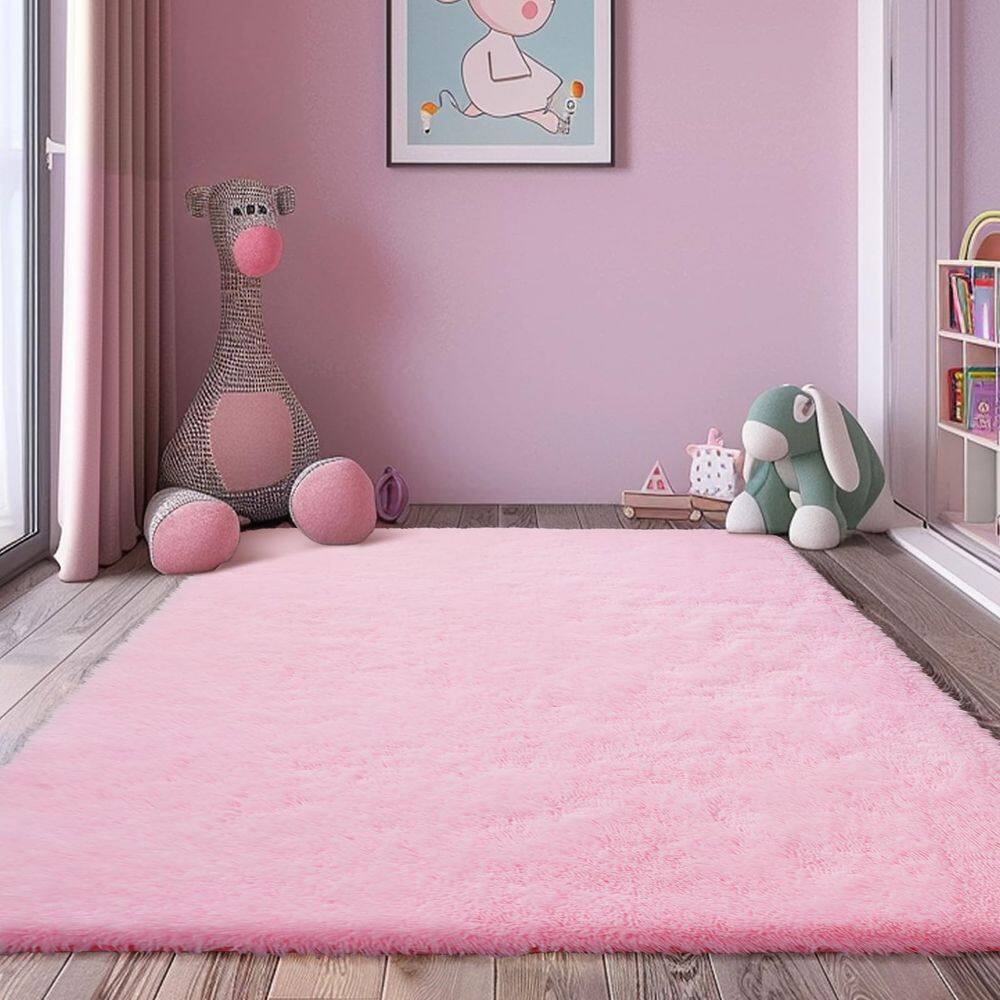 Tapete Area yulidayang Ultra Soft Fluffy Tie-dye 180x270cm rosa