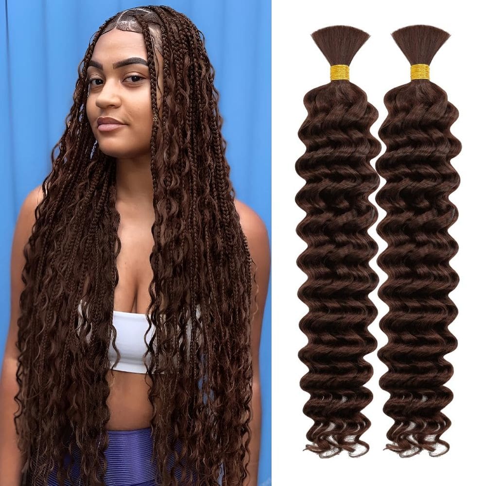 Cabelo trançado humano ISWEET 10A Brazilian Virgin Deep Wave
