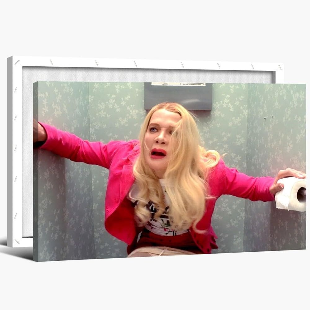 Pôster de arte de parede de banheiro Funny Movie White Chicks 40x60cm
