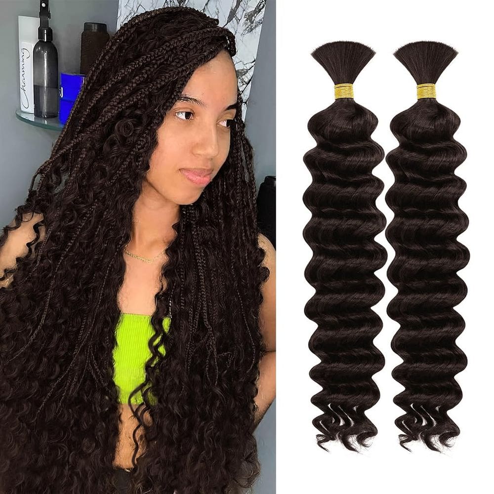 Cabelo trançado humano ISWEET 10A Brazilian Virgin 20cm 100g