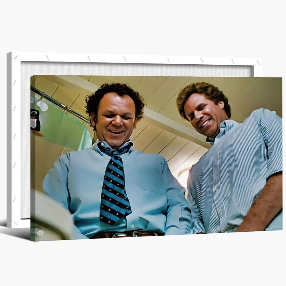 Pôster Funny Bathroom Movie Step Brothers Sword Fight 40x60cm