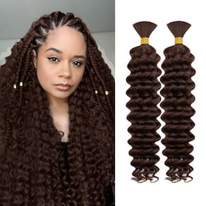 Cabelo trançado humano ISWEET 10A Brazilian Virgin 18cm 100g