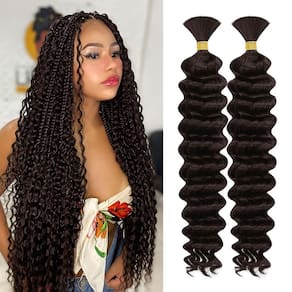 Cabelo trançado humano ISWEET 10A Brazilian Virgin 22 polegadas