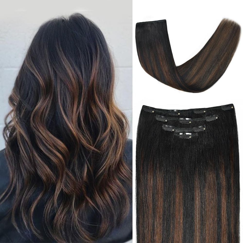 Extensões de cabelo Winsky Remy Human Hair Silky Straight 50g