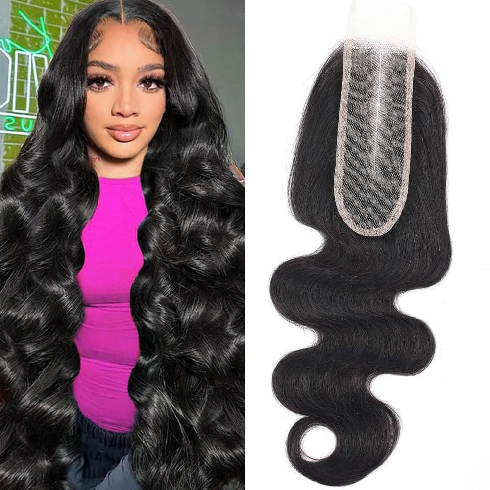 Fecho de renda AUTTO 2x6 Body Wave 18cm 100% cabelo brasileiro
