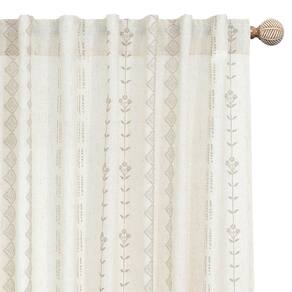 Cortinas Lino Rosa 108 pol/270 cm, extra longas, semi transparentes, 2 painéis
