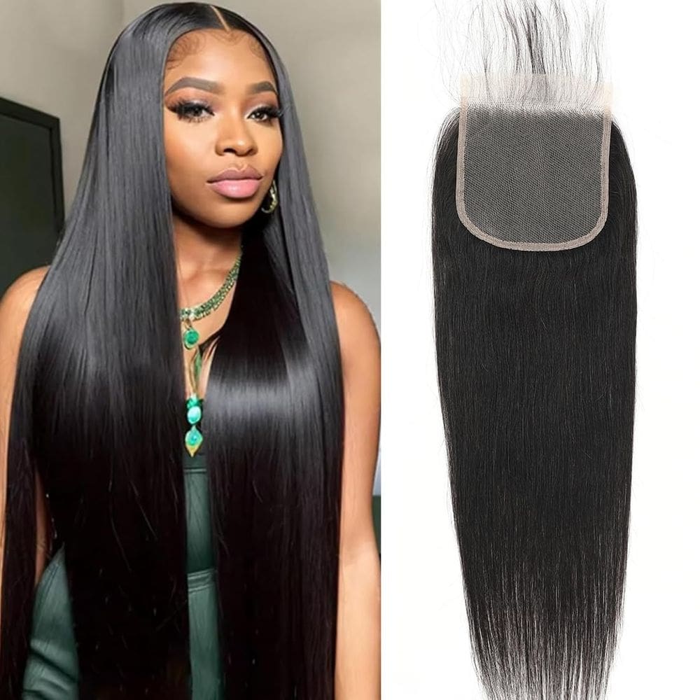 Fecho de renda Lizourey 5x5 HD Transparente Skinlike Straight
