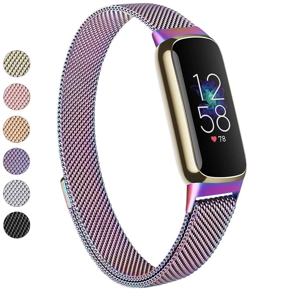 Pulseira Vanjua Metal Band em aço inoxidável Fitbit Luxe