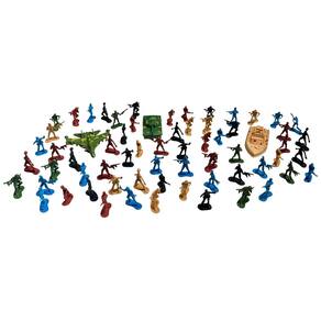 Kit Soldadinhos De Plastico 67 Peças Brinquedo Infantil