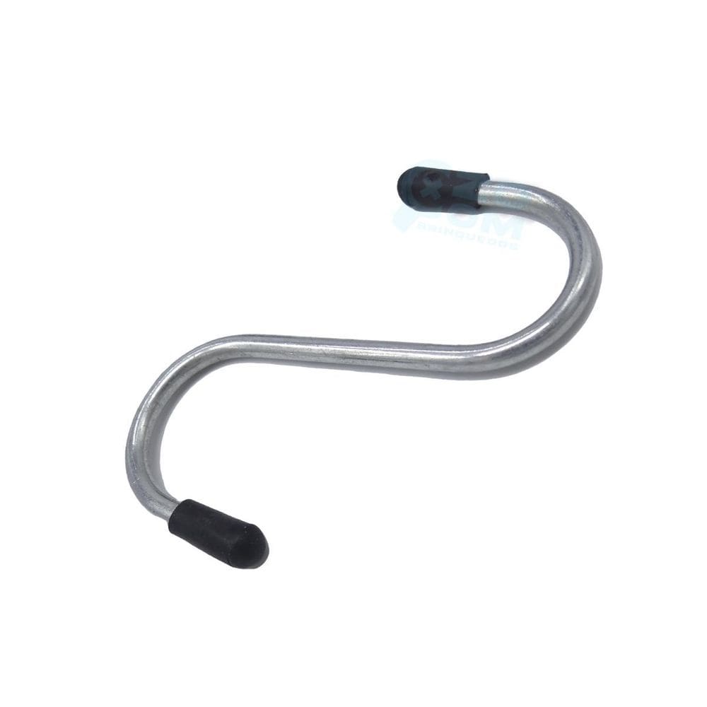 Kit Gancho Tipo S Multiuso Metal 3 Unidades Organizador 10Cm