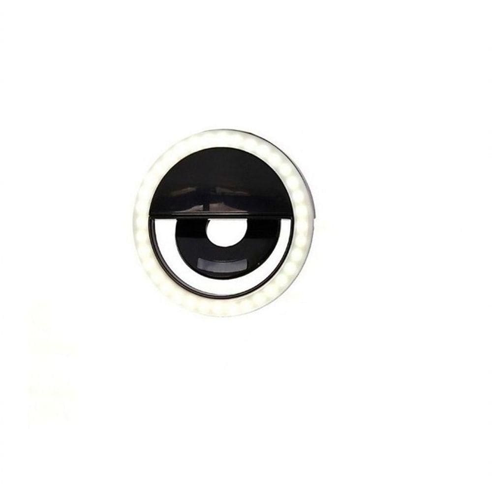 Luz Selfie Ring Light Clipe Anel Led Flash Celular Universal Branco