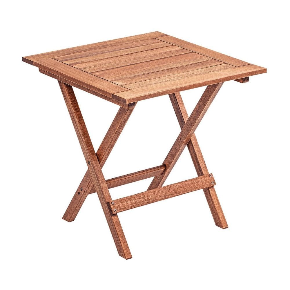 Mesa Dobrável 74cm X 75cm Ecograndis Jardim Jatoba