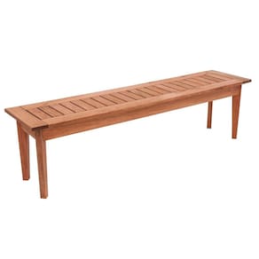Banco sem Encosto 3 Lugares 166cm X 45cm Ecograndis Jardim Jatoba