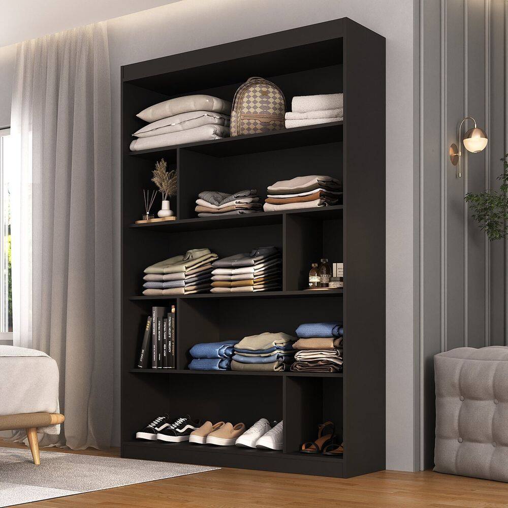 Estante para Quarto Livreiro Elowen Espresso Móveis Onix