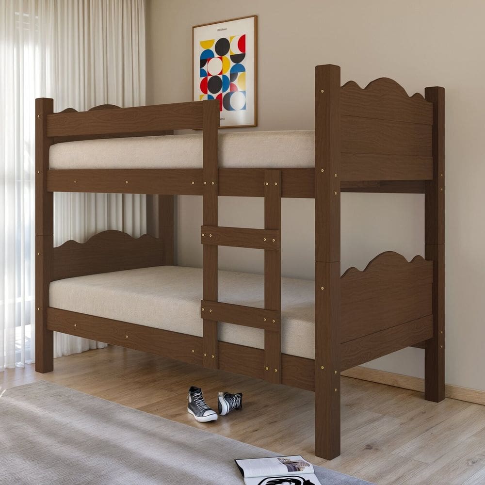 Beliche em Mdf 202cm X 160cm Pequim Freijó