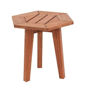 Mesa de Centro Hexazonal 48,5cm X 45cm Ecograndis Jardim Jatoba