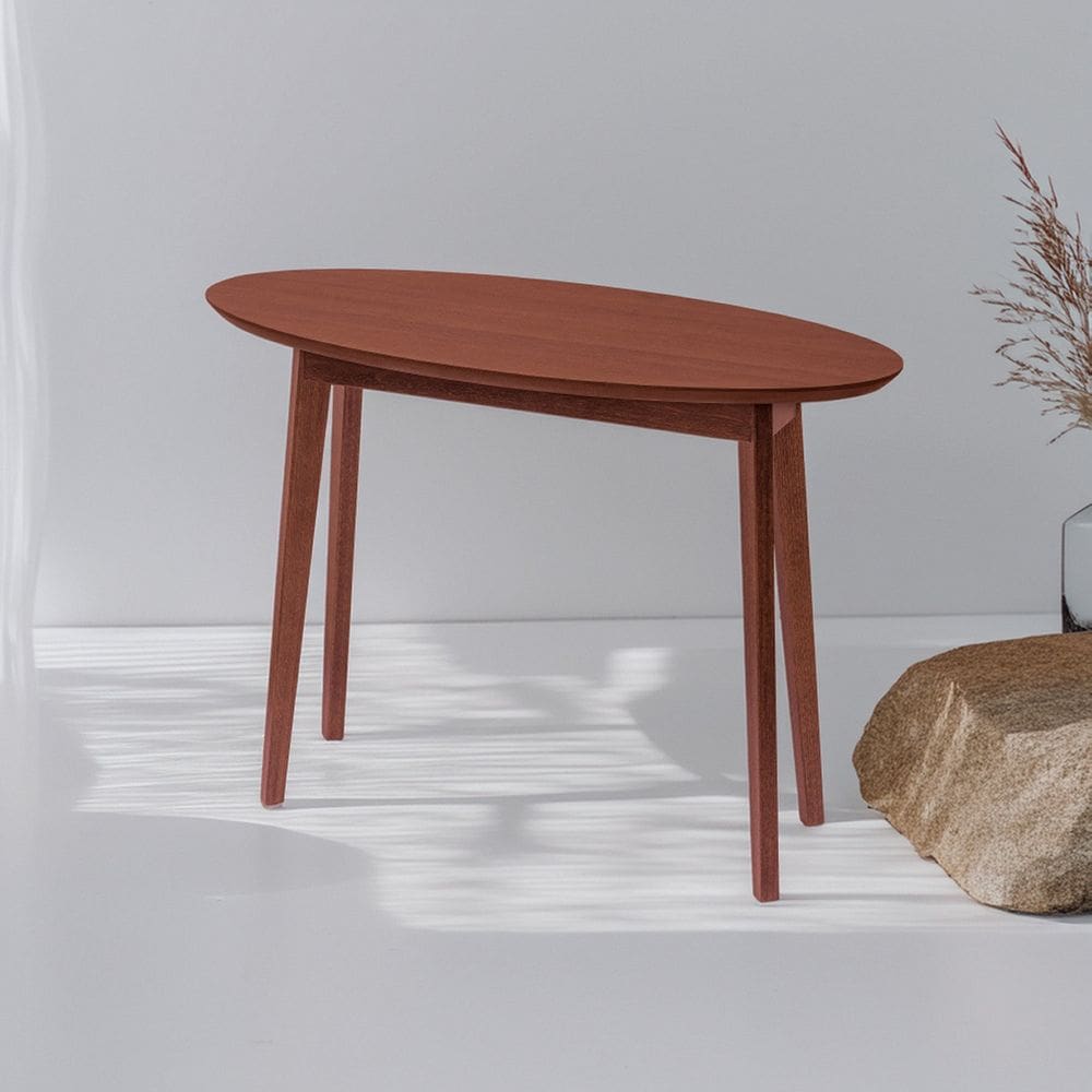 Aparador Oval 120cm X 90cm Ecograndis Vertice Nozes