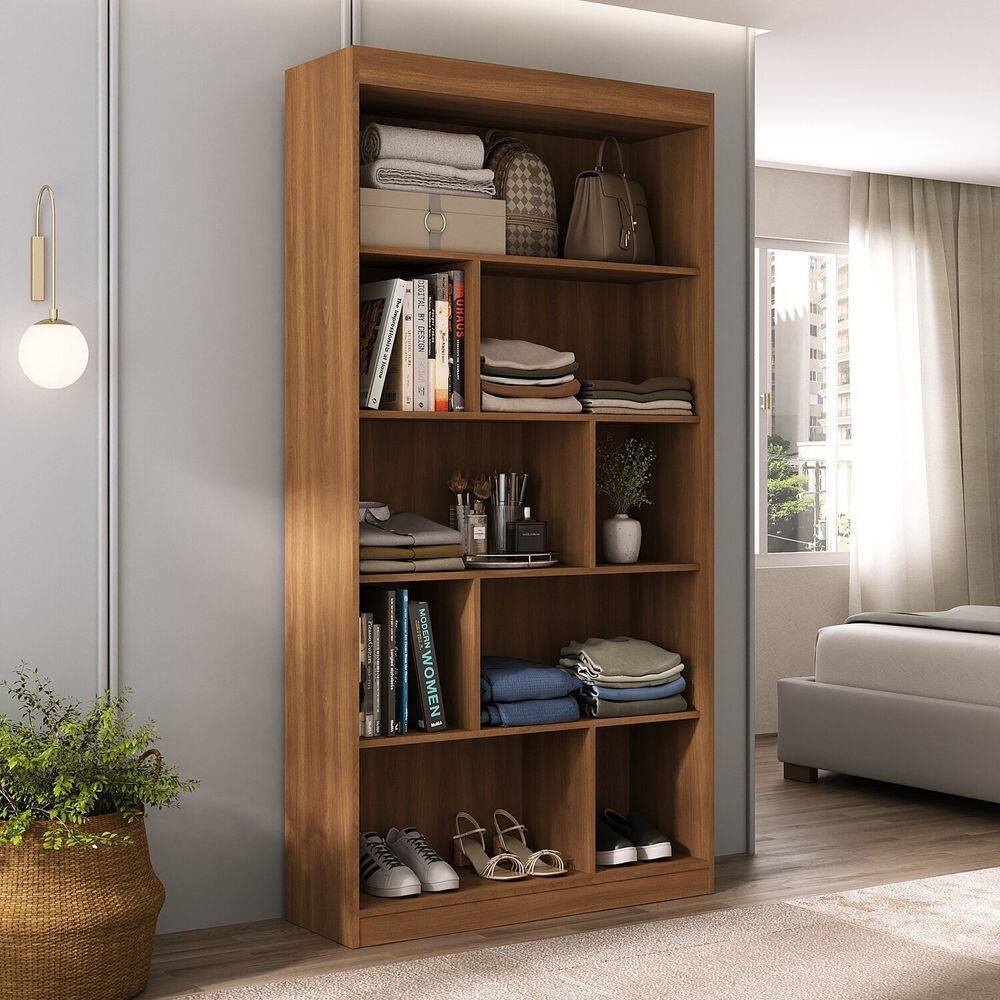 Estante para Quarto Livreiro Artemis Espresso Móveis Nogal