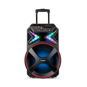 Caixa Amplificada Mondial CM-400 Com Bluetooth, Potência 400W, Alto Falante de 12" Preto / Vermelho Bivolt