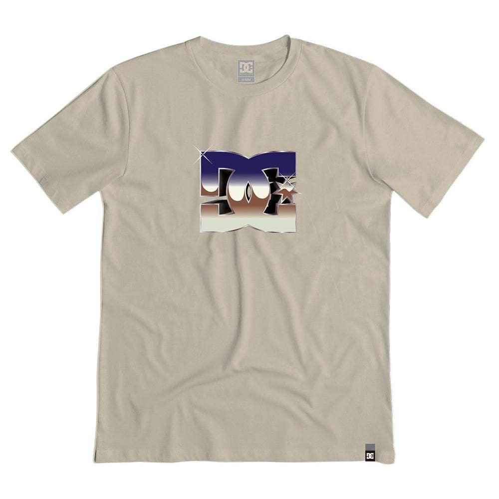 Camiseta DC Shoes Metallic Star WT25 Masculina Bege