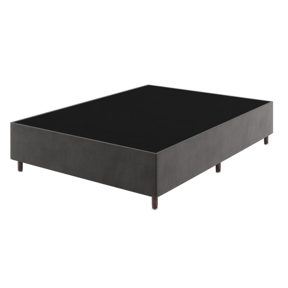 Base Box Casal Class (38x138x188cm) Grafite - Casa Giulia
