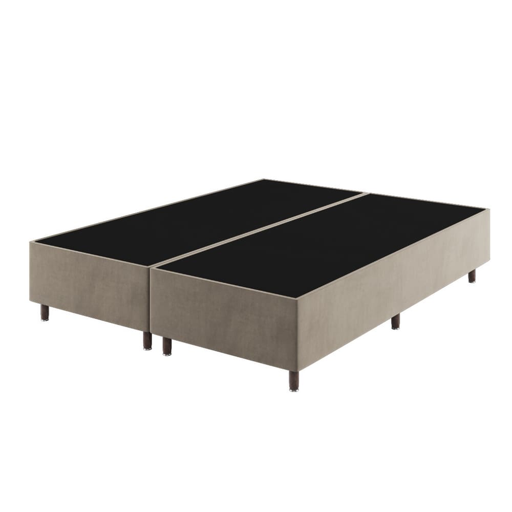 Base Box King Size Class (38x193x203cm) Perola - Casa Giulia