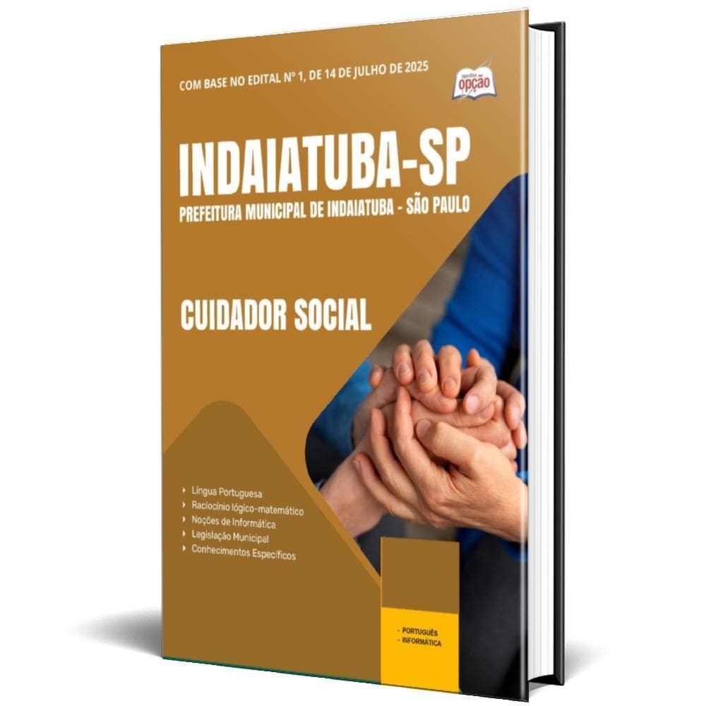 Apostila Prefeitura De Indaiatuba Sp 2025 - Cuidador Social