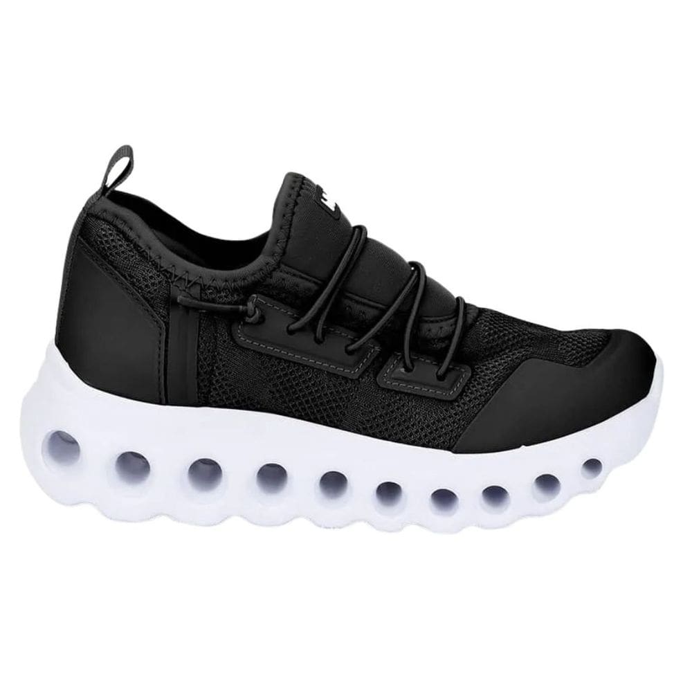 Tênis Bibi Roller Sport Infantil Preto/Branco confortável dia a dia