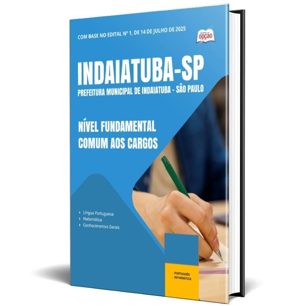 Apostila Prefeitura Indaiatuba Sp 2025 Nível Fundamental