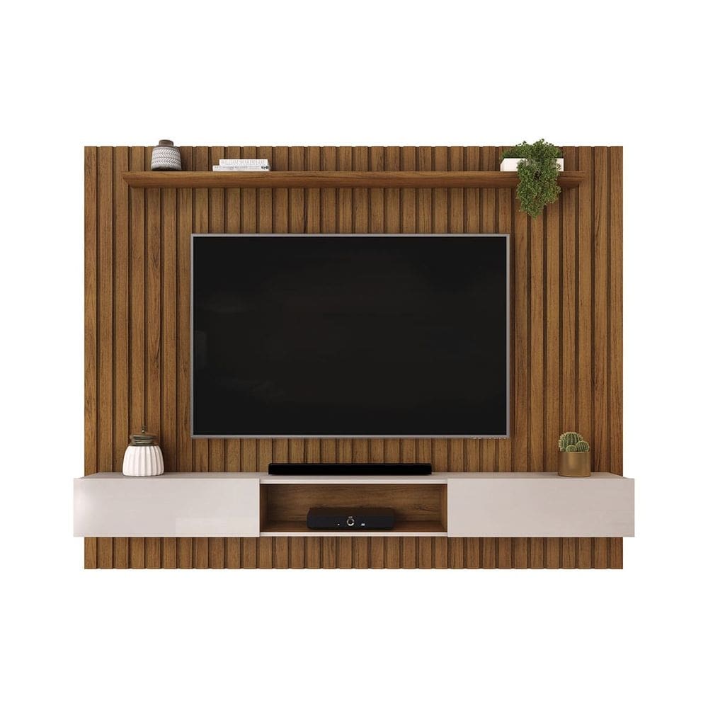 Painel para tv até 75 com 2,23 x 1,75cm Ragusa - ÉdeCasaMóveis