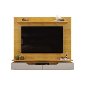 Painel de Tv Rack Suspenso Até 60 Polegadas 2 portas Turim Cedro-Bali - ÉdeCasaMóveis