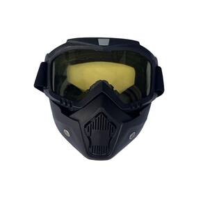 Máscara óculos De Proteção Para Motociclista Bike Motocross Lente Amarela