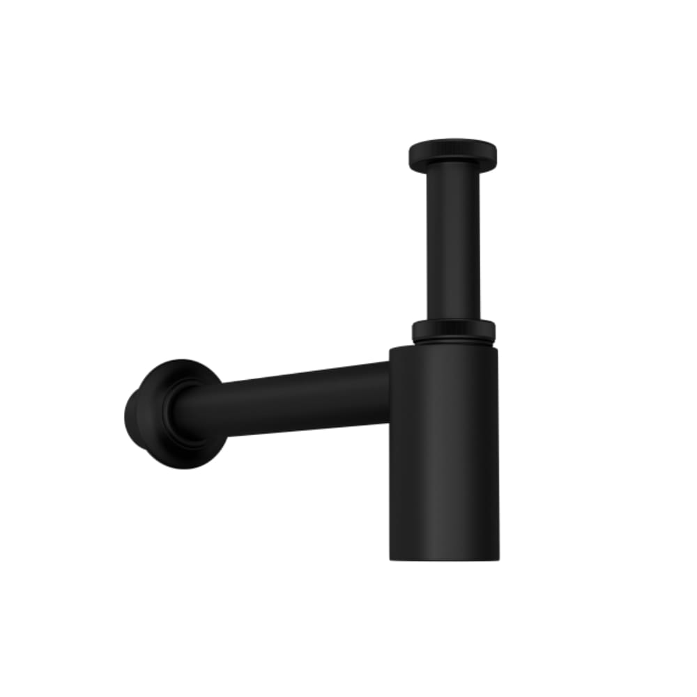 SIFÃO PARA LAVATÓRIO 1" 1 1/2 DECA BLACK MATTE 1680.BL.100.112.MT