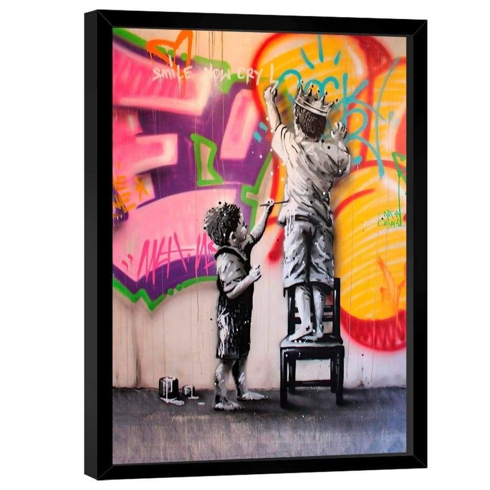 Quadro Decorativo Chora Agora, Ri Depois