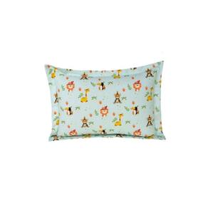 Fronha Estampada Infantil Joy 1 Peça 70cm X 50cm 80% Algodão - 20% Poliéster Percal 180 Fios Cor:zoo