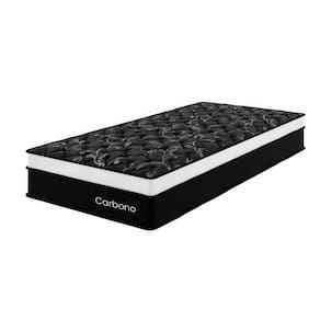 Colchão Mola Ensacada Solteiro 26x88x188cm Carbono Preto - Casa Giulia
