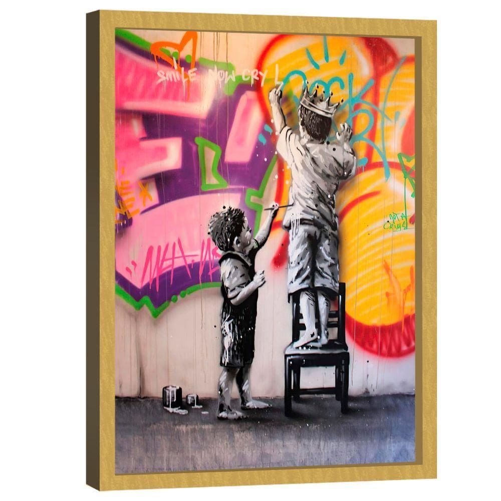 Quadro Decorativo Chora Agora, Ri Depois