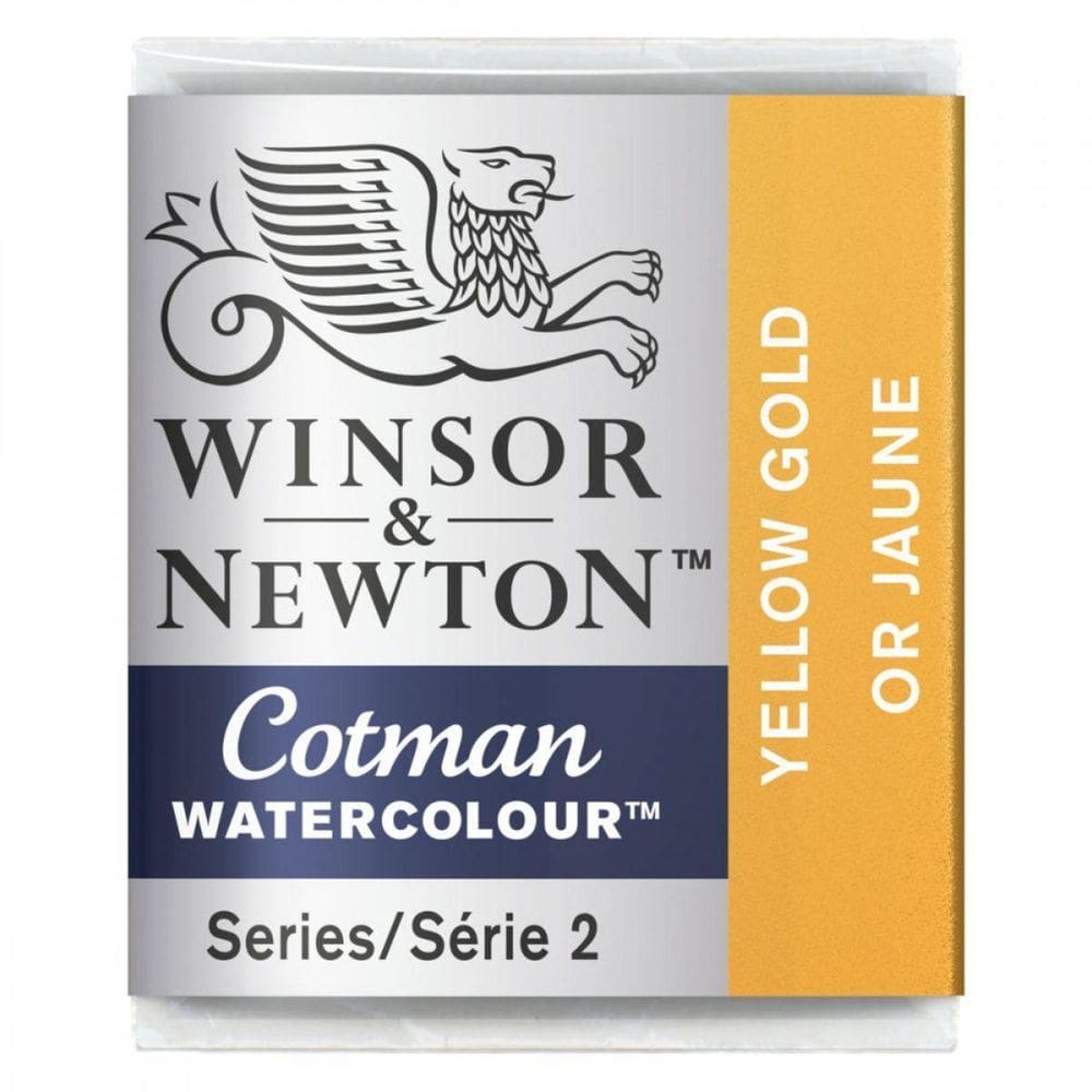 Aquarela Cotman W&N Pastilha Metalica 088 Yellow Gold