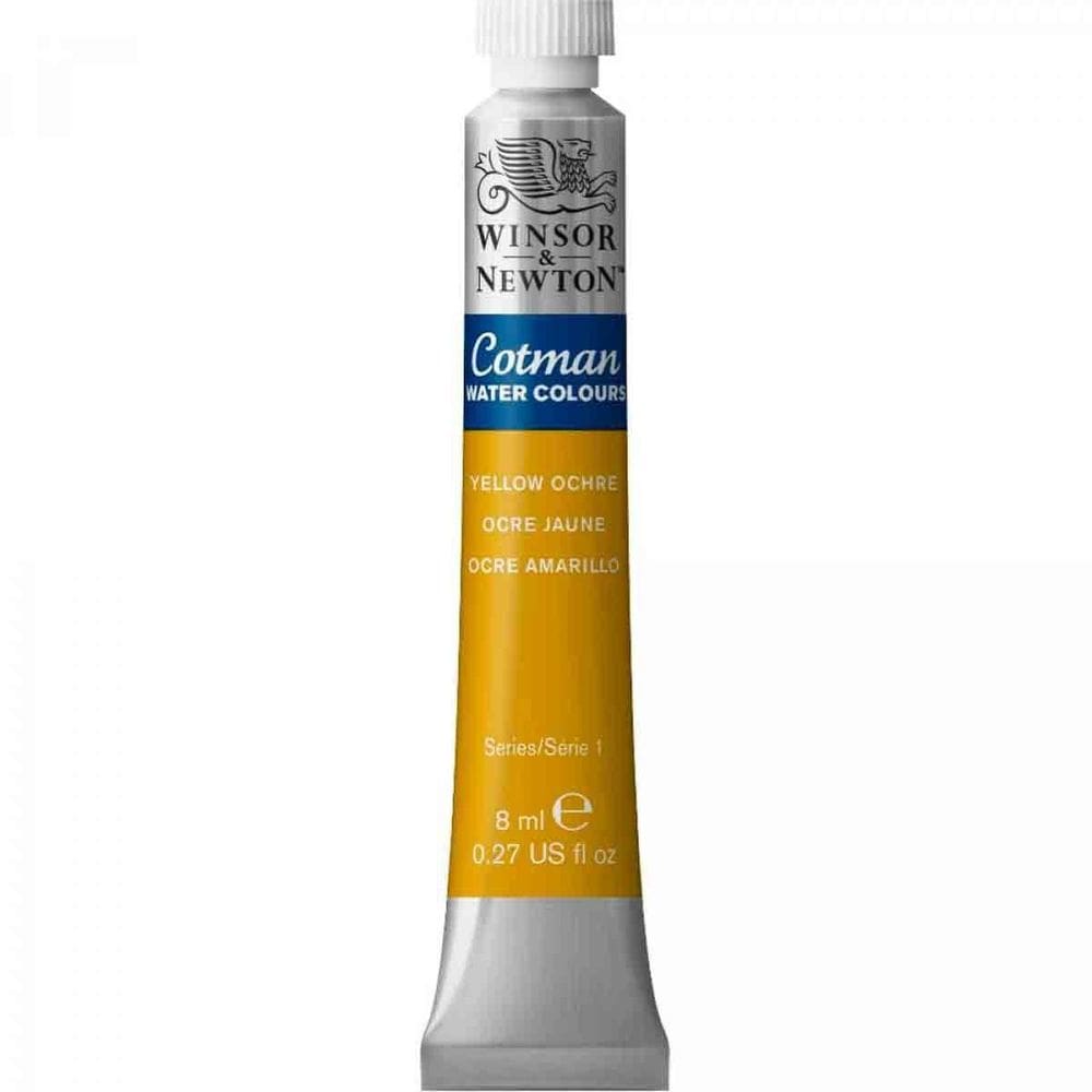 Aquarela Cotman W&N Tubo 744 Yellow Ochre 8Ml
