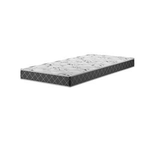 Colchão Espuma D33 Solteiro 20cm 1,88m 78cm Double Face Sleep Xadrez Preto - Casa Giulia