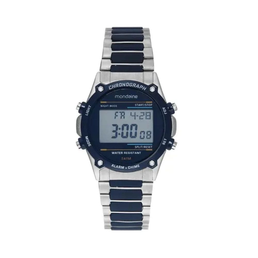 Relógio Mondaine Street Prata Masculino 32812G0MVNF1