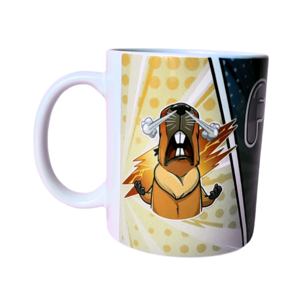 Caneca Café Porcelana FDP Capivara | Artesanal